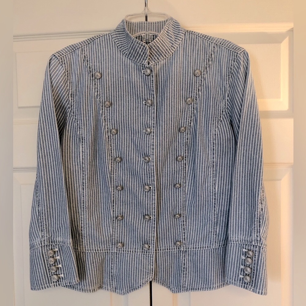 Ralph Lauren Jeans. Military-style, jacket. 100% Cotton. Never worn. Size L. $65